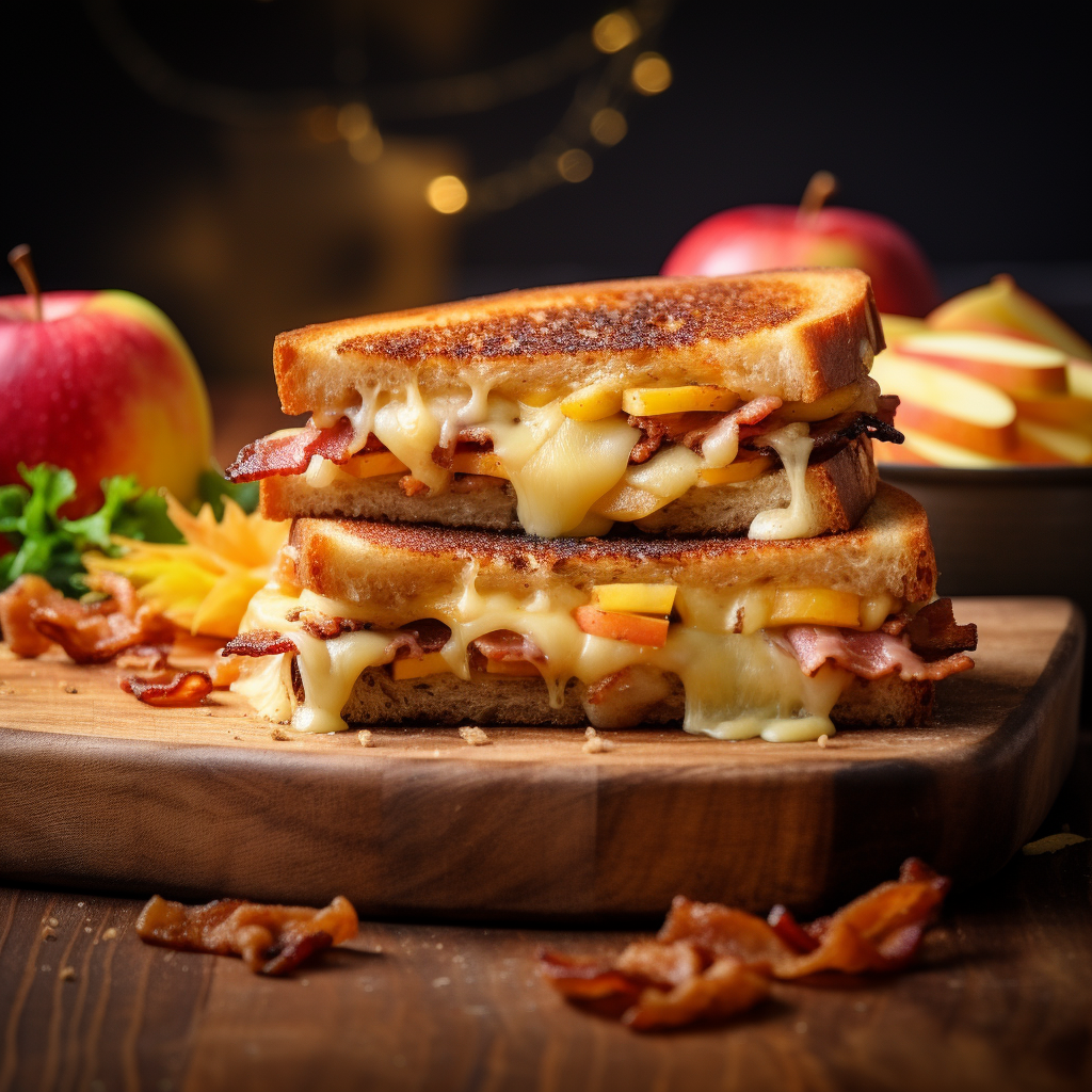 Read more about the article Apple Bacon Gouda Grilled Cheese