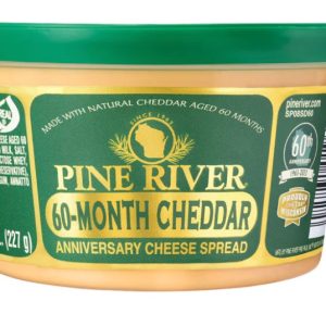 Wisconsin Cheese Dudes, 60-Month Cheddar – 8 oz Cheese Spreads from pine river