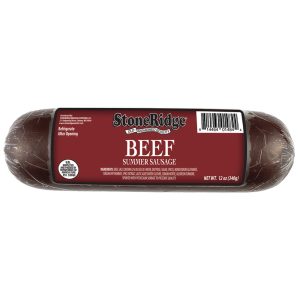 Wisconsin Cheese Dudes, Beef Slicing Summer Sausage – 15oz & 4.5 lbs