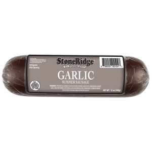 Wisconsin Cheese Dudes, Garlic Summer Sausage – 12oz