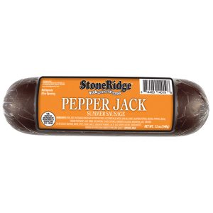 Wisconsin Cheese Dudes, Pepper Jack Slicing Summer Sausage – 15oz & 4.5 lbs