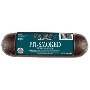 Wisconsin Cheese Dudes, Pit Smoked Original Summer Sausage – 12oz