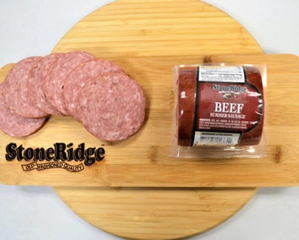 Wisconsin Cheese Dudes, Beef Slicing Summer Sausage - 15oz & 4.5 lbs