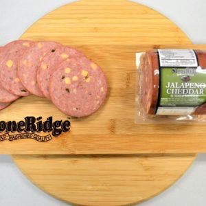 Wisconsin Cheese Dudes, Jalapeno & Cheddar Slicing Summer Sausage – 15oz & 4.5 lbs