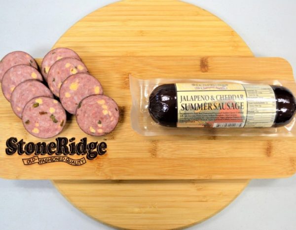 Wisconsin Cheese Dudes, Jalapeno & Cheddar Cheese Summer Sausage