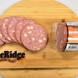 Wisconsin Cheese Dudes, Pepper Jack Slicing Summer Sausage – 15oz & 4.5 lbs