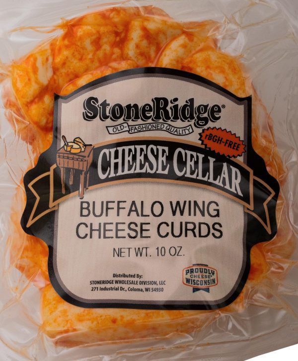Wisconsin Cheese Dudes, Buffalo Wing Cheese Curds - 10oz
