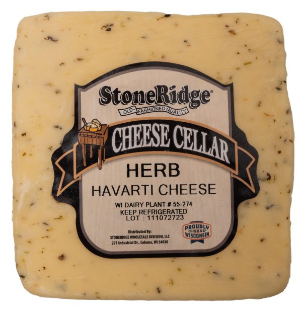Wisconsin Cheese Dudes, Havarti Cheese with Herbs