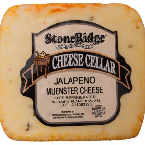 Wisconsin Cheese Dudes, Muenster Cheese with Jalapeno Peppers