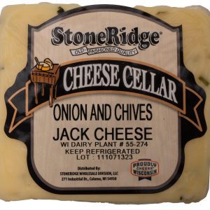 Wisconsin Cheese Dudes, Onion and Chives Jack Cheese