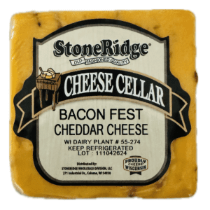 Wisconsin Cheese Dudes, Bacon Fest Cheddar 8 oz