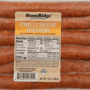 Wisconsin Cheese Dudes, Natural Casing Chili Cheese Wieners 12 oz. (6 ct.)