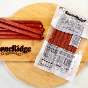 Wisconsin Cheese Dudes, Garlic Meat Sticks (7 oz/sticks)