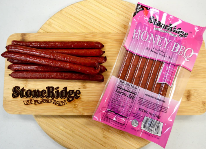 Wisconsin Cheese Dudes, Honey BBQ Meat Sticks